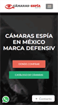 Mobile Screenshot of camaras-espia.com.mx