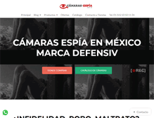 Tablet Screenshot of camaras-espia.com.mx